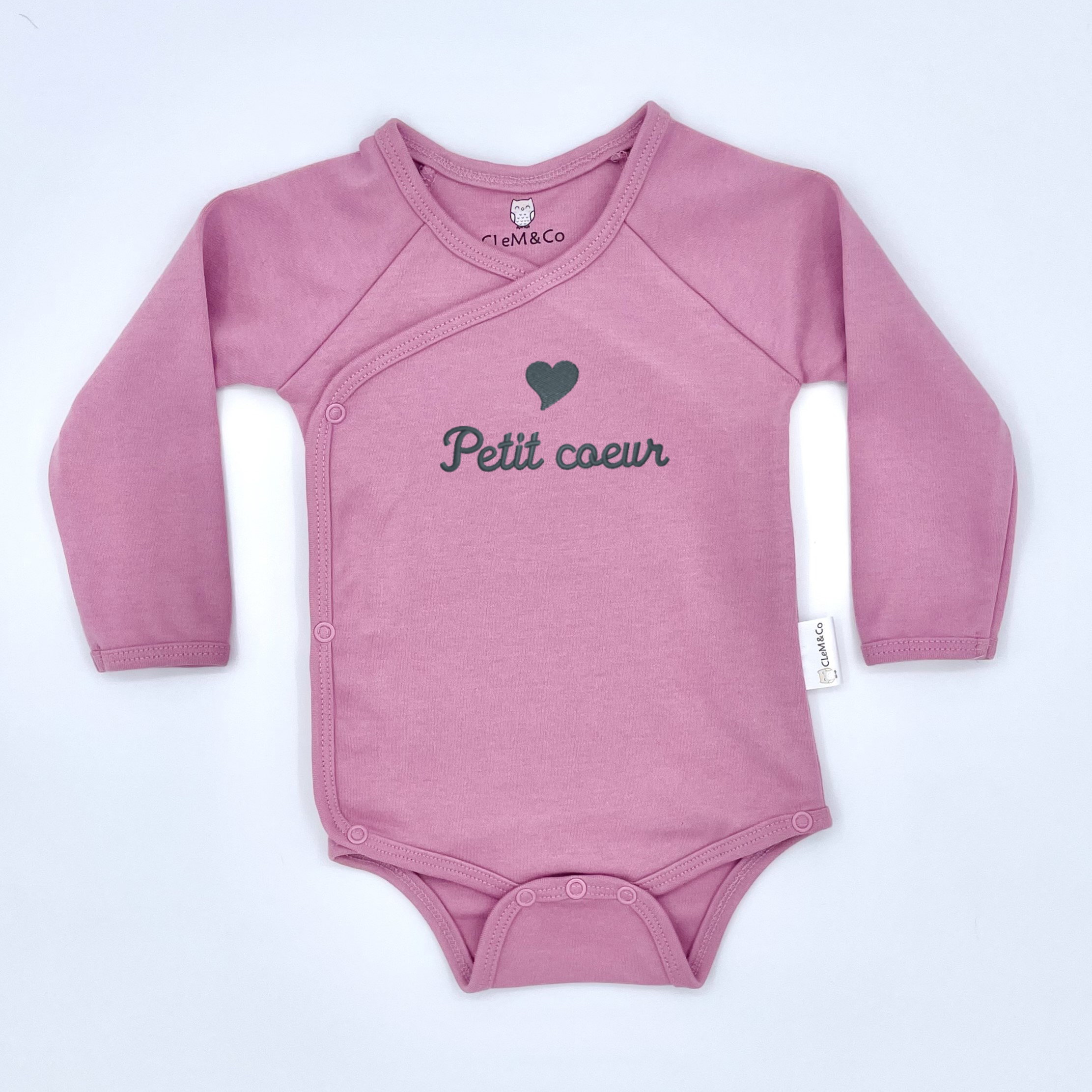 Body manches longues - Rose – Image 3