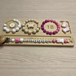 Chaîne à lolette "Licorne" - Rose