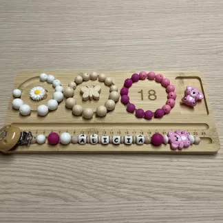 Chaîne à lolette "Koala" - Rose