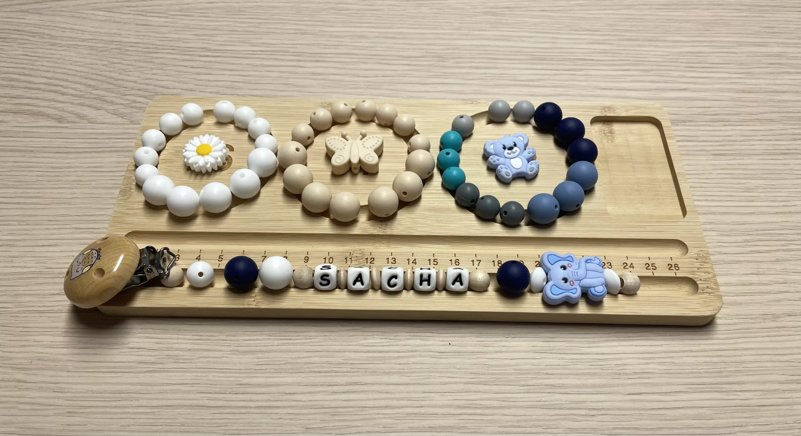 Chaîne à lolette "Eléphant" - bleu