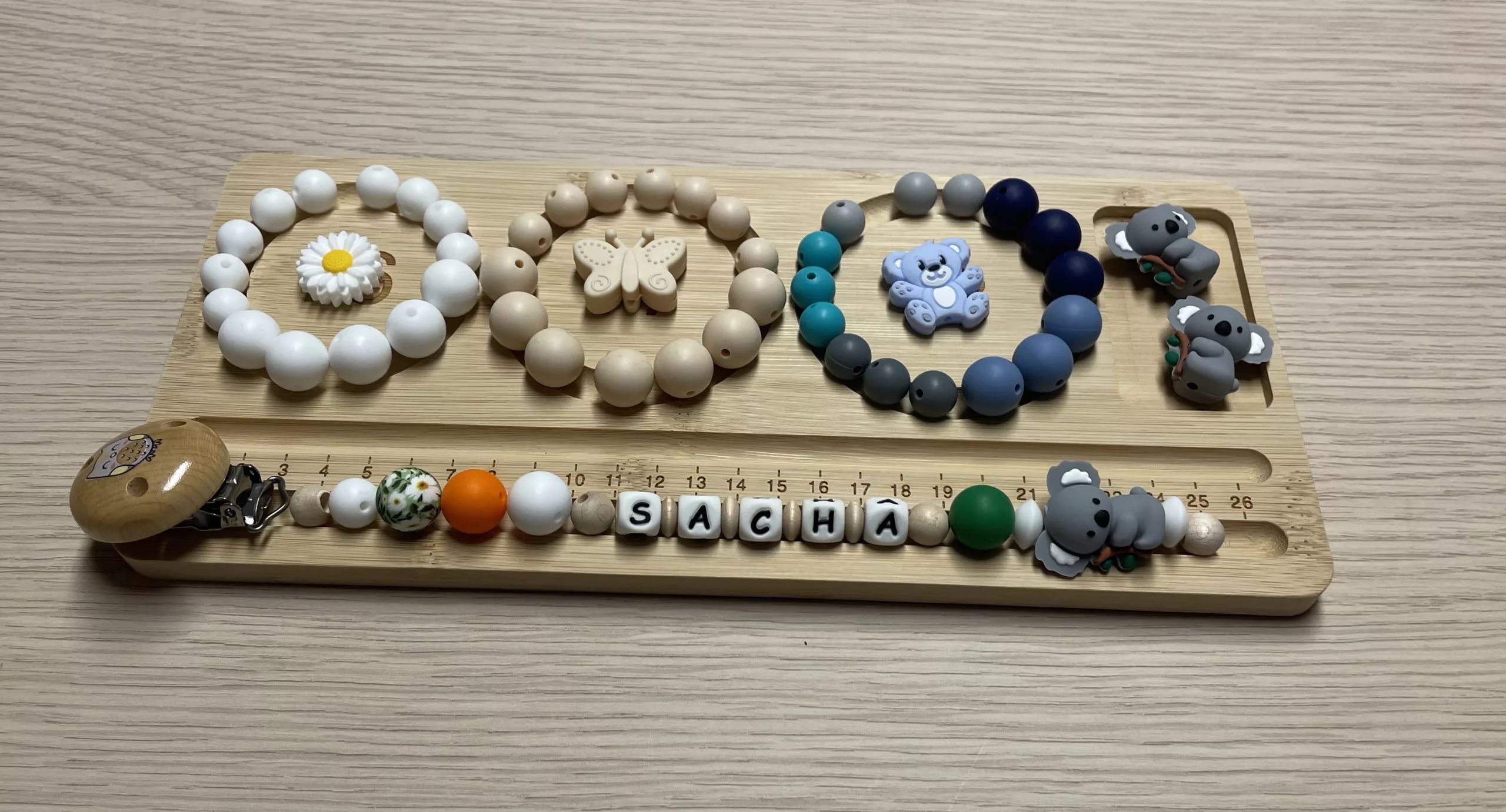 Chaîne à lolette "Koala" - Gris foncé