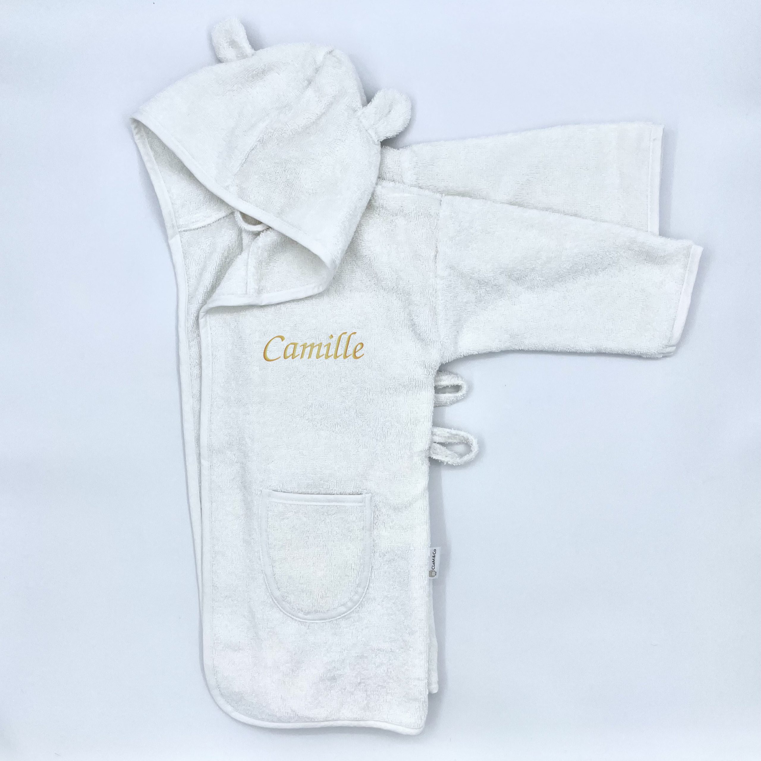 Peignoir - Blanc- 24 à 36 mois – Image 3