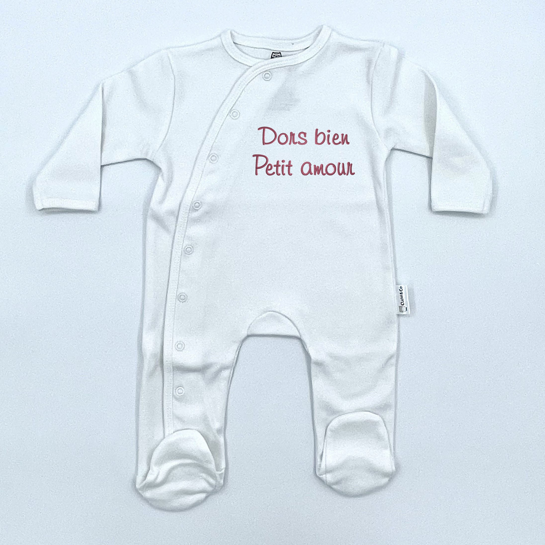 Pyjama manches longues - Blanc