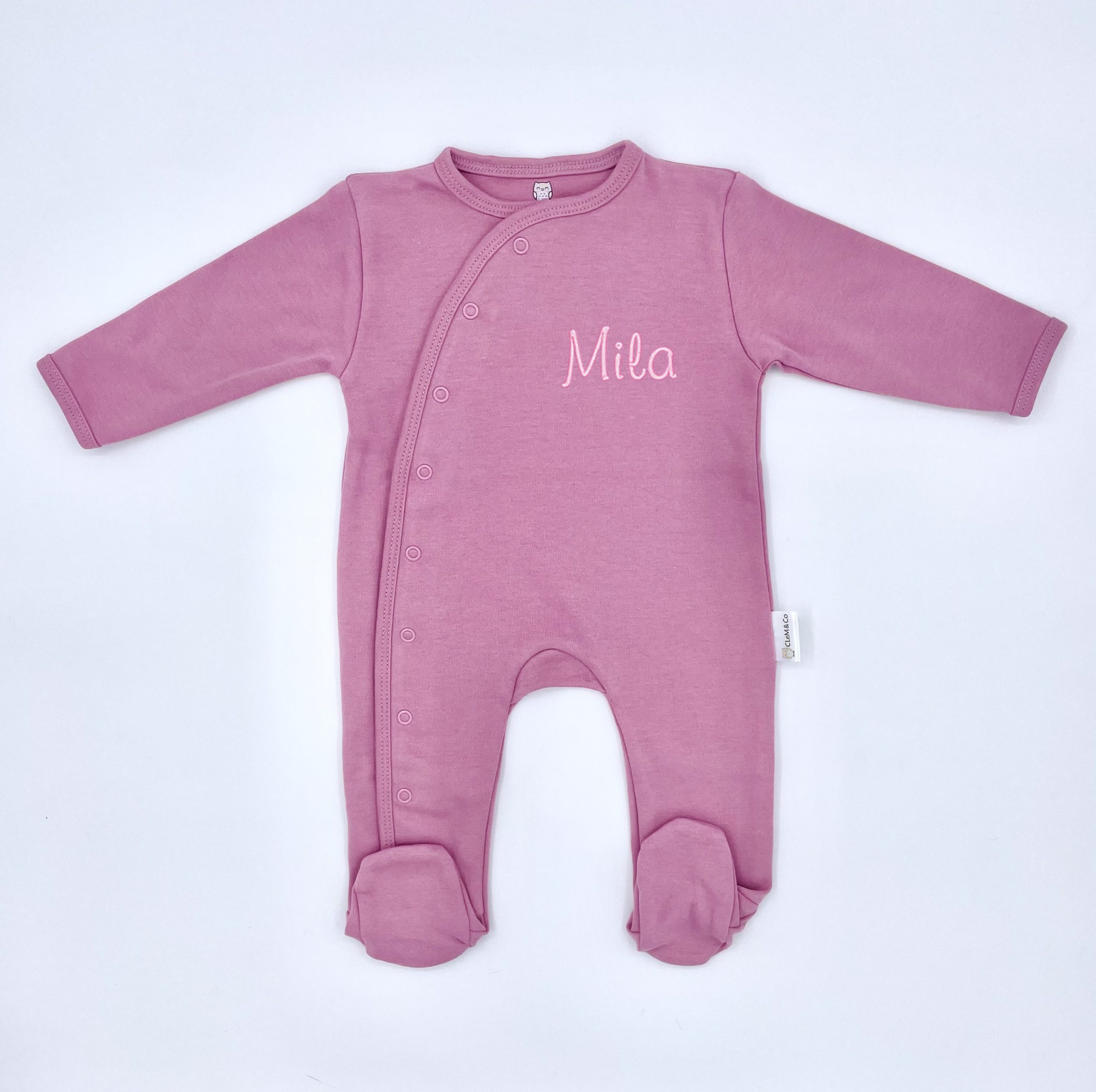 Pyjama manches longues - Rose