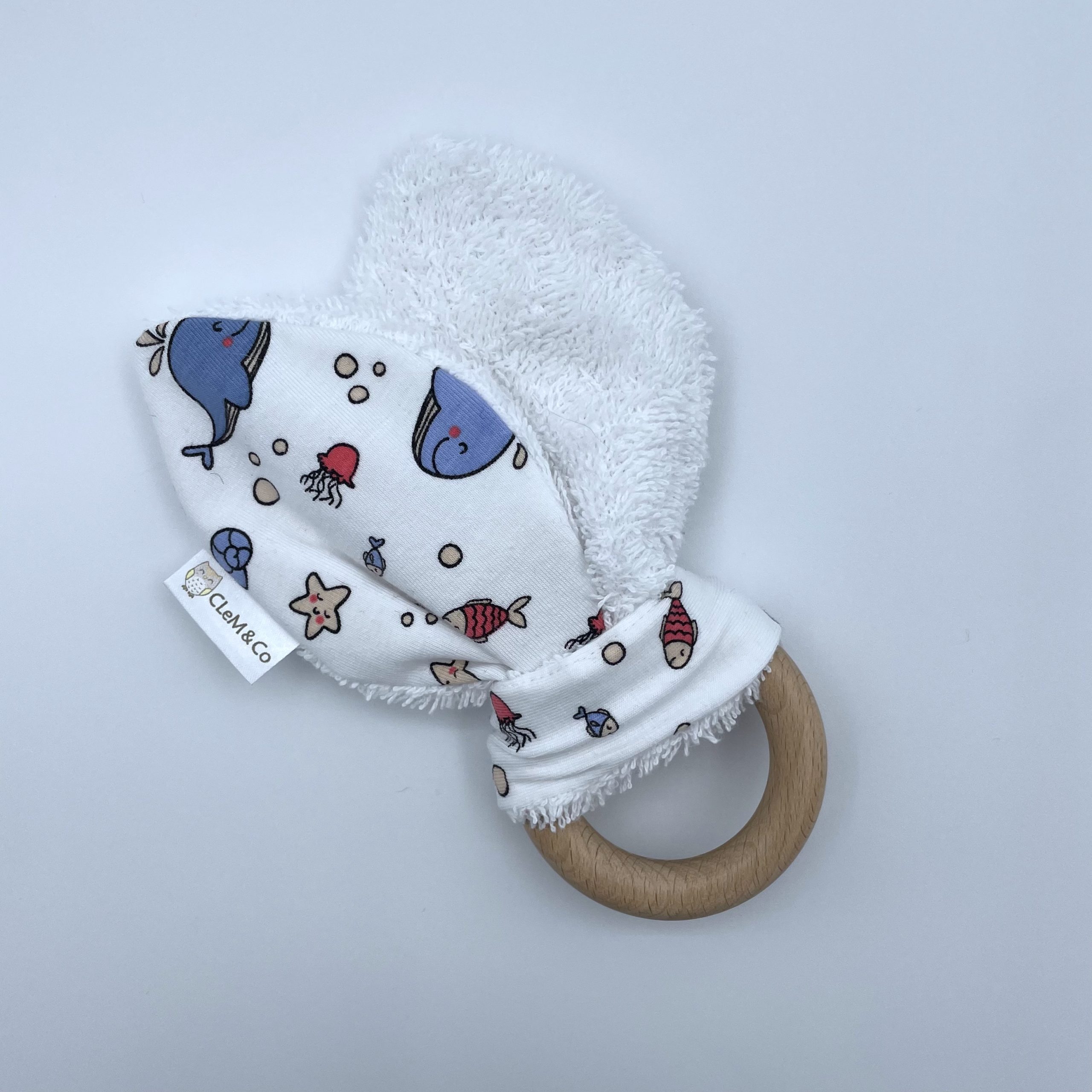 Anneau de dentition "Océan" - Blanc