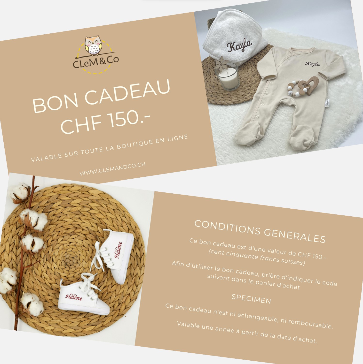 Bon cadeau CHF 150.-