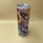 Tournesol et papillon