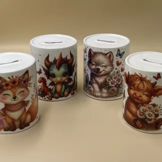 Tirelires personnalisables